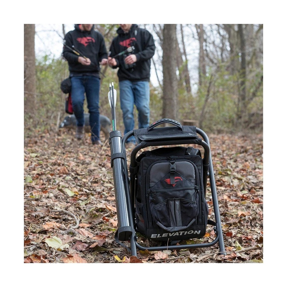 Elevation Black Nest Shooters Stool and Backpack
