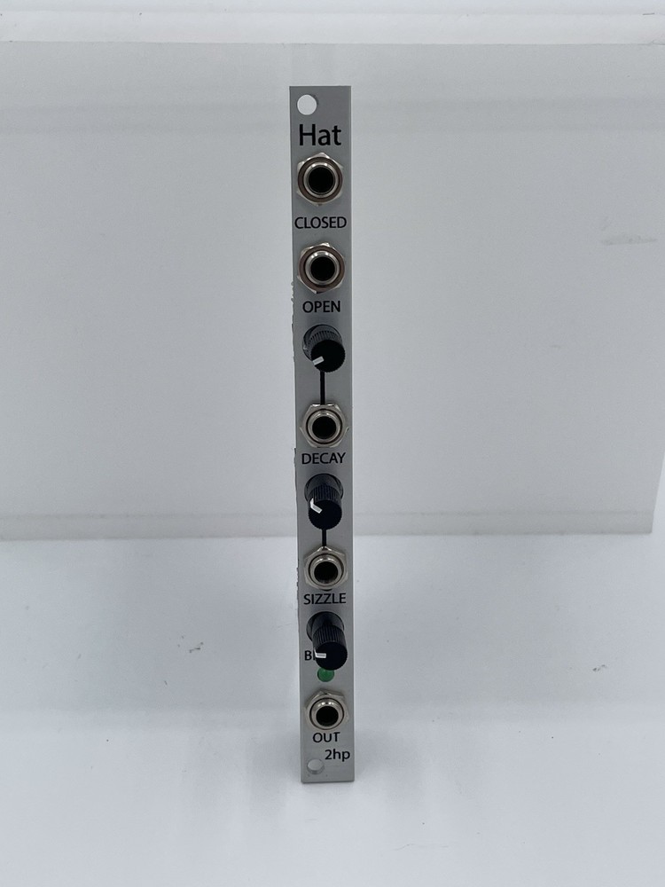 2HP Hat Eurorack Synth Module Drum