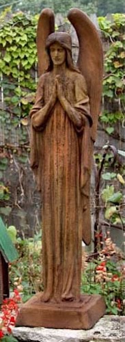 Somber Angel statue 40"