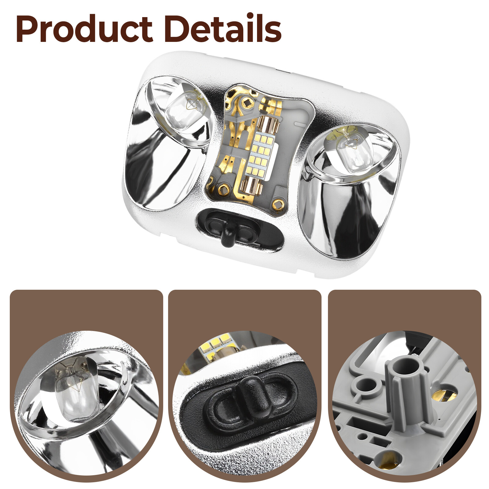 Interior Dome Cab Lamp Light For Ford Ranger Splash 1994-1998 OE# F37Z13776B