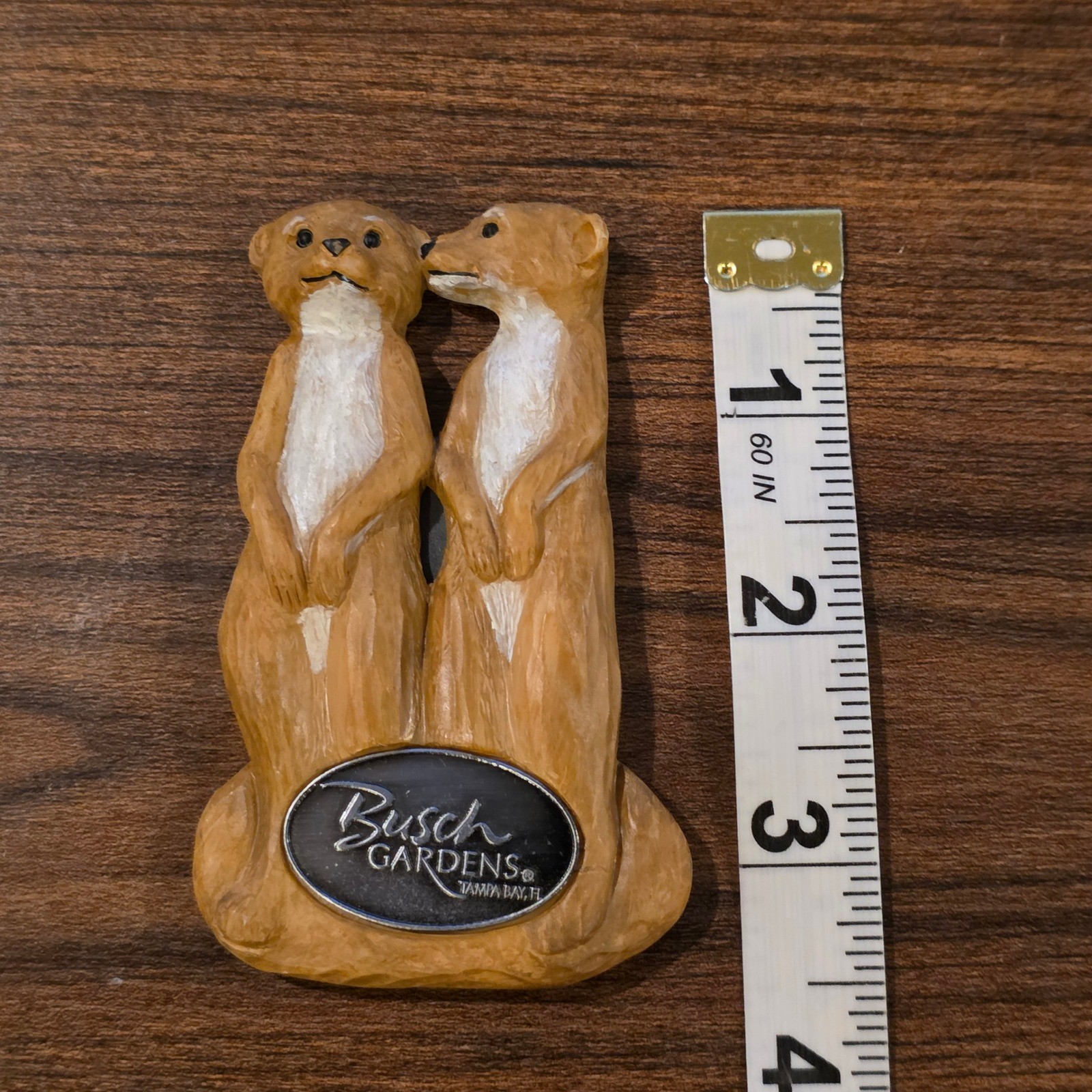 Busch Gardens Tampa Bay Meerkat Souvenir Fridge Magnet Resin Animal Safari FL