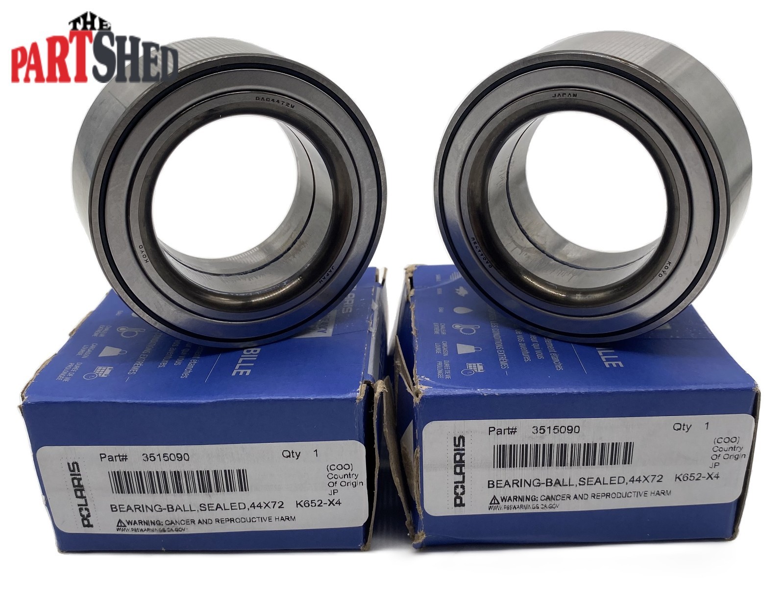 2 OEM Polaris Wheel Ball Bearing 3515090 44x72x33.1 General Ranger 1000 RZR 900