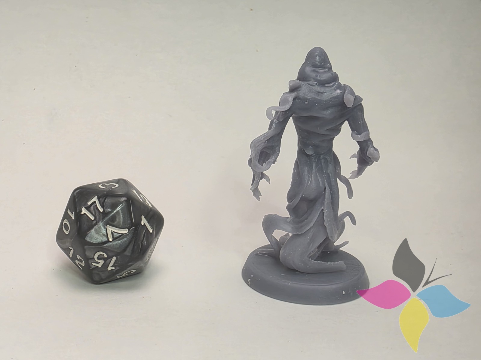 Shadow Wraith 32mm Resin Miniature Undead Figure for D&D