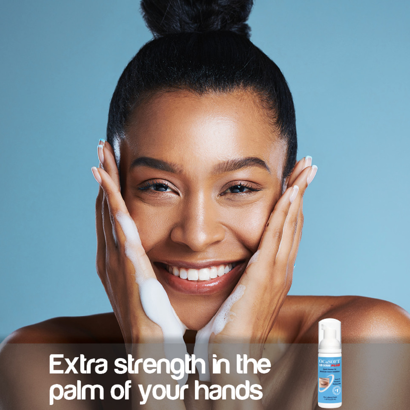 OCuSOFT Lid Scrub Plus Foaming Extra Strength Eyelid Cleanser 50 Milliters