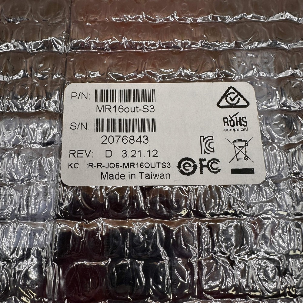 New Mercury MR16OUT-S3 Access Control System Unit Module R-R-JQ6-MR16OUTS3