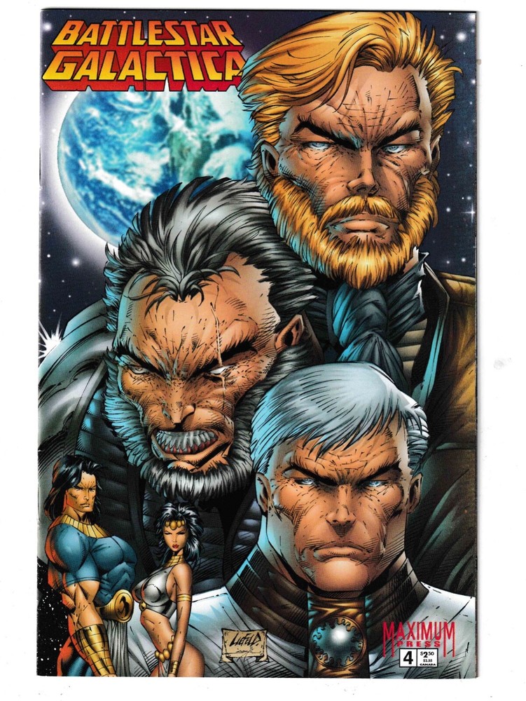 Battlestar Galactica #4 Maximum Press 1995 Comic