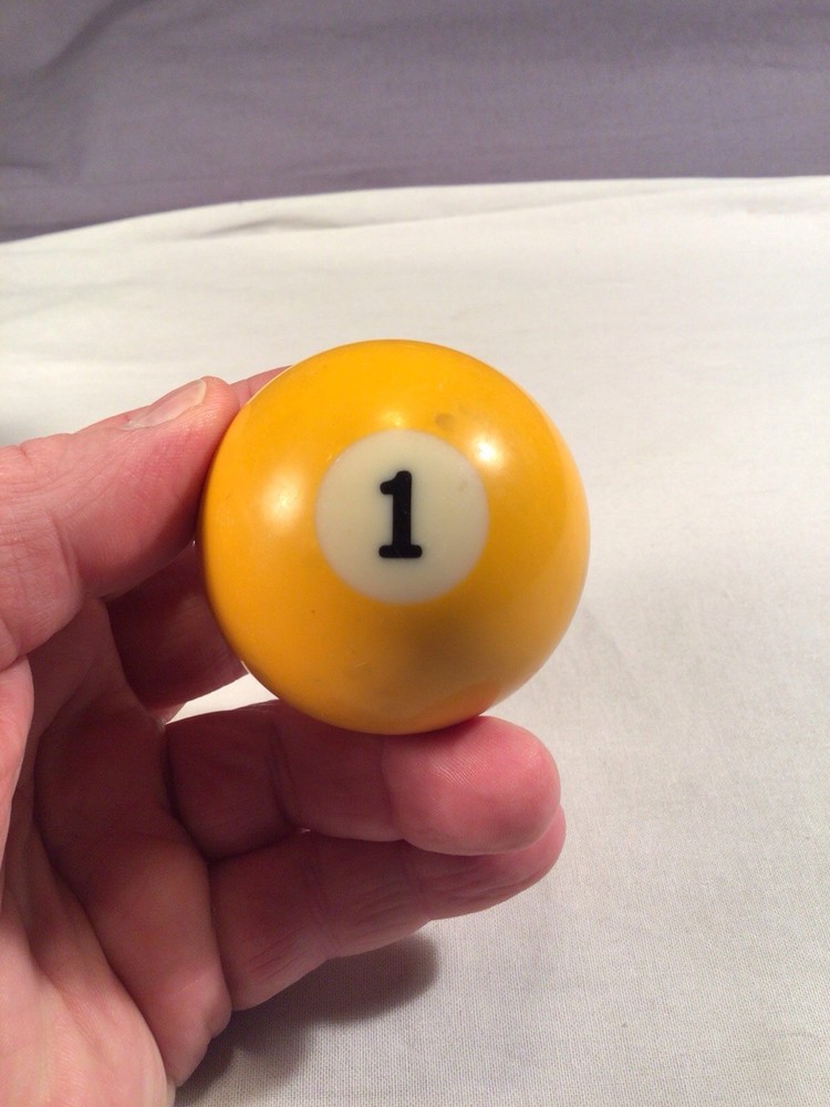 Vintage #1 Ball Replacement 1 Billiard Pool Solid!