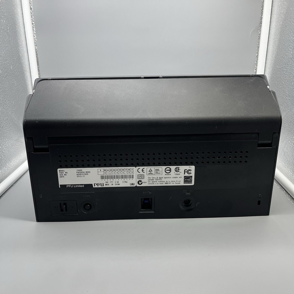 Fujitsu SCANSNAP ix500 Wireless Document & Image Scanner with Power Supply EUC