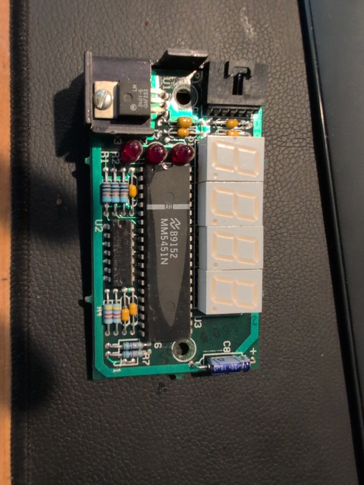 Dixie Narco MPC soda vending machine display board