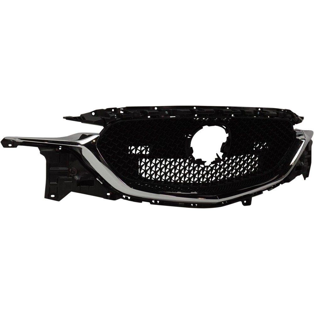 Grille Assembly For 2017-2021 Mazda CX-5 Textured Dark Gray Shell Honeycomb