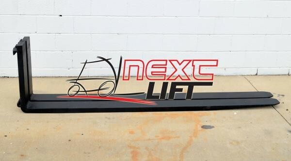 NEW CLASS III 3 8 FT FORKS 2" X 6" X 96" (PAIR) FORKLIFT FORK FOOT