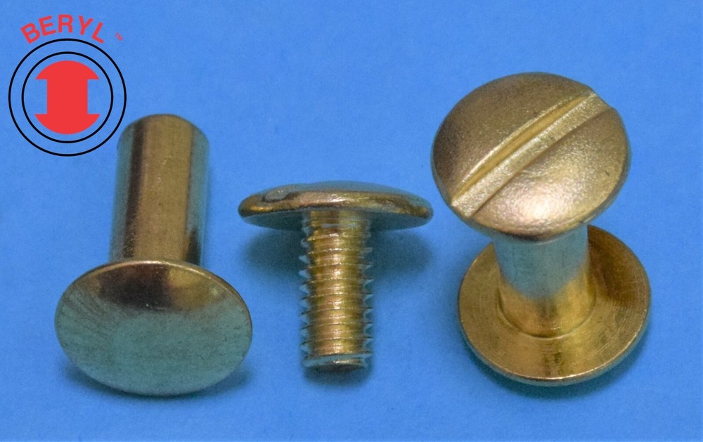 Brass Binding Post & Matching Screw #8-32 X3/4" 10sets