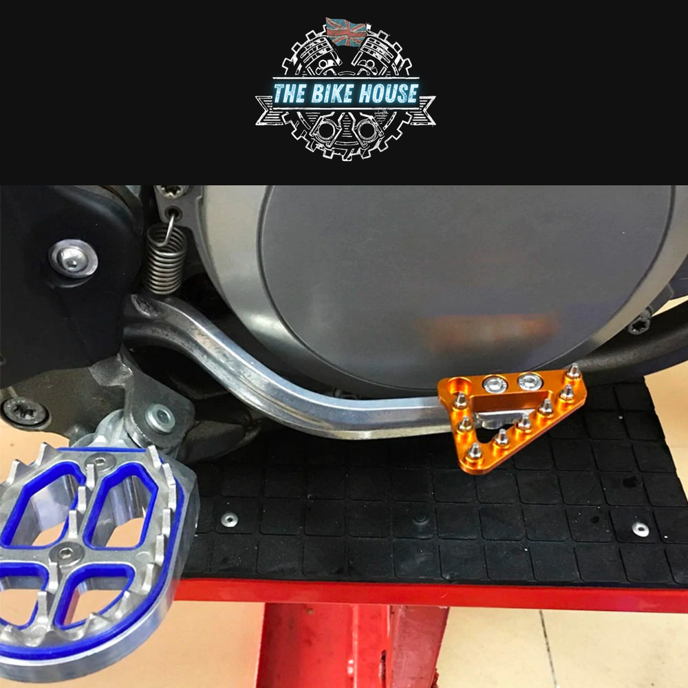 OVERSIZED ANODISED BLACK REAR BRAKE PEDAL TIP