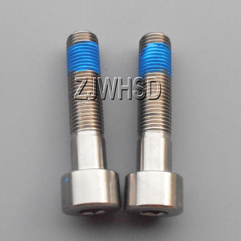 2pcs M9 x 1x 40 mm Ti Titanium Screw Bolt Allen Hex Socket Cap Head ThreadLocker