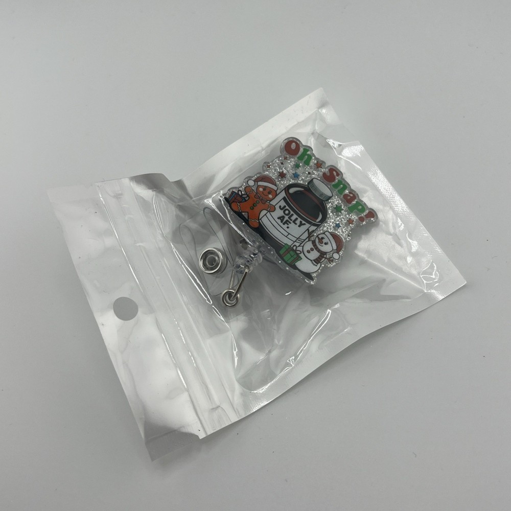 Christmas Badge holder