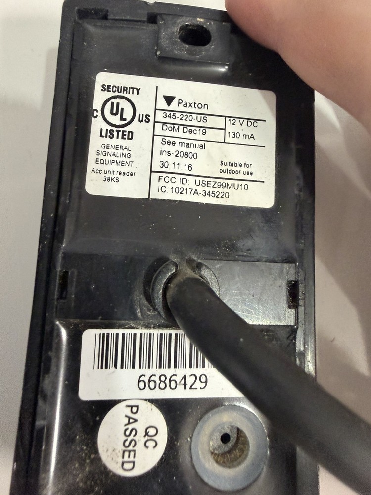 Paxton Proximity RFID Reader 345-220 8’ long