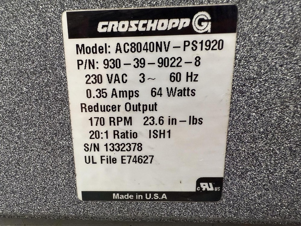 Plasticolor 2000 Additive Feeder Used #146048