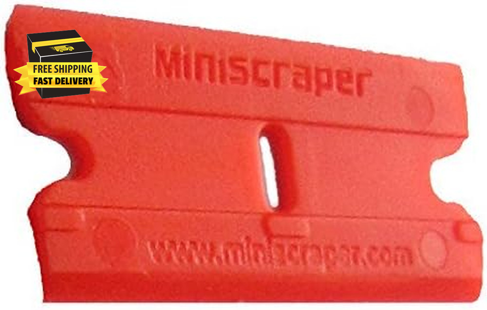 Plastic Razor Scraper Blades Double Edged (1 Pack) ⭐️⭐️⭐️⭐️⭐️