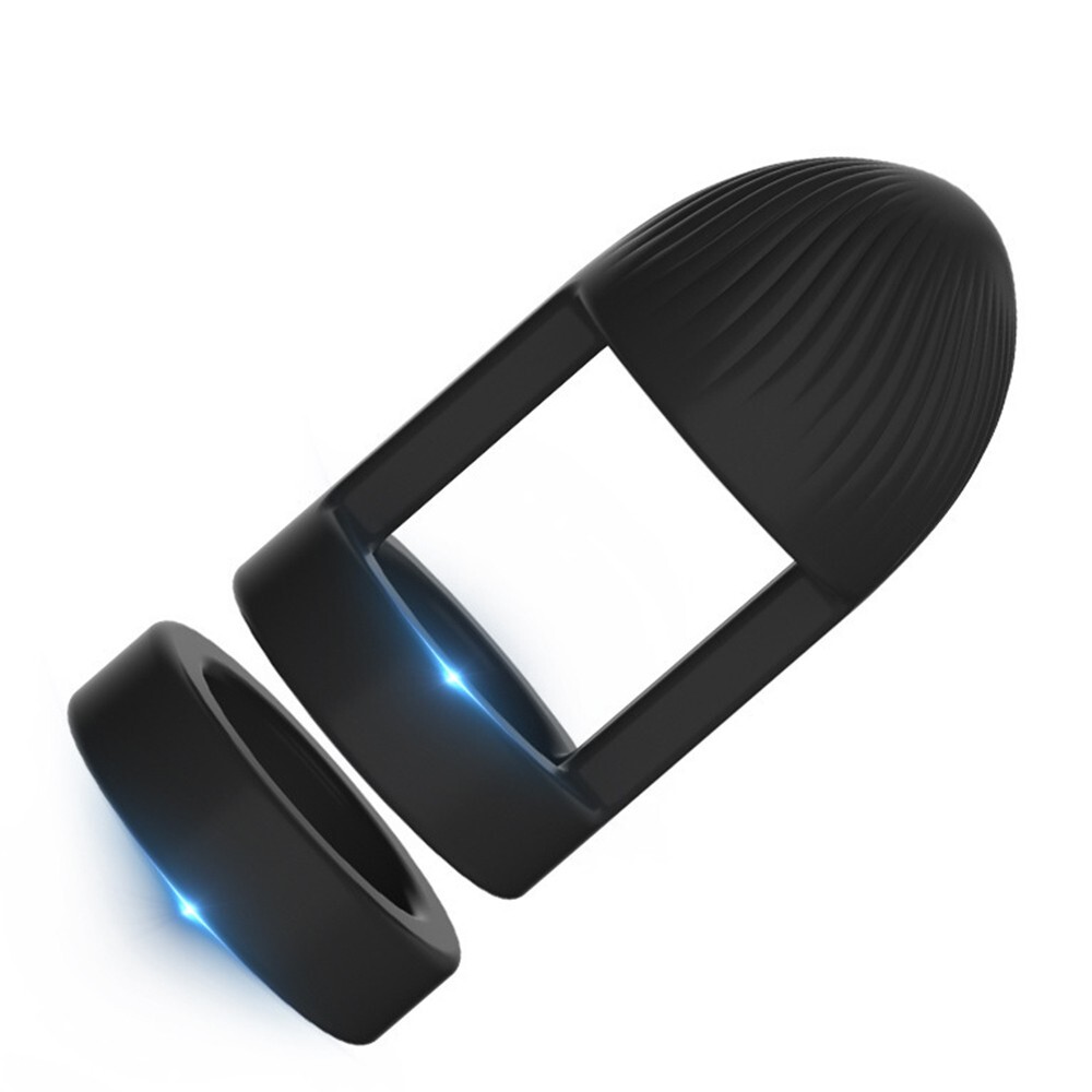 Silicone Penis Ring & Ball Stretcher- Delay Ejaculation & Boost Pleasure for Men