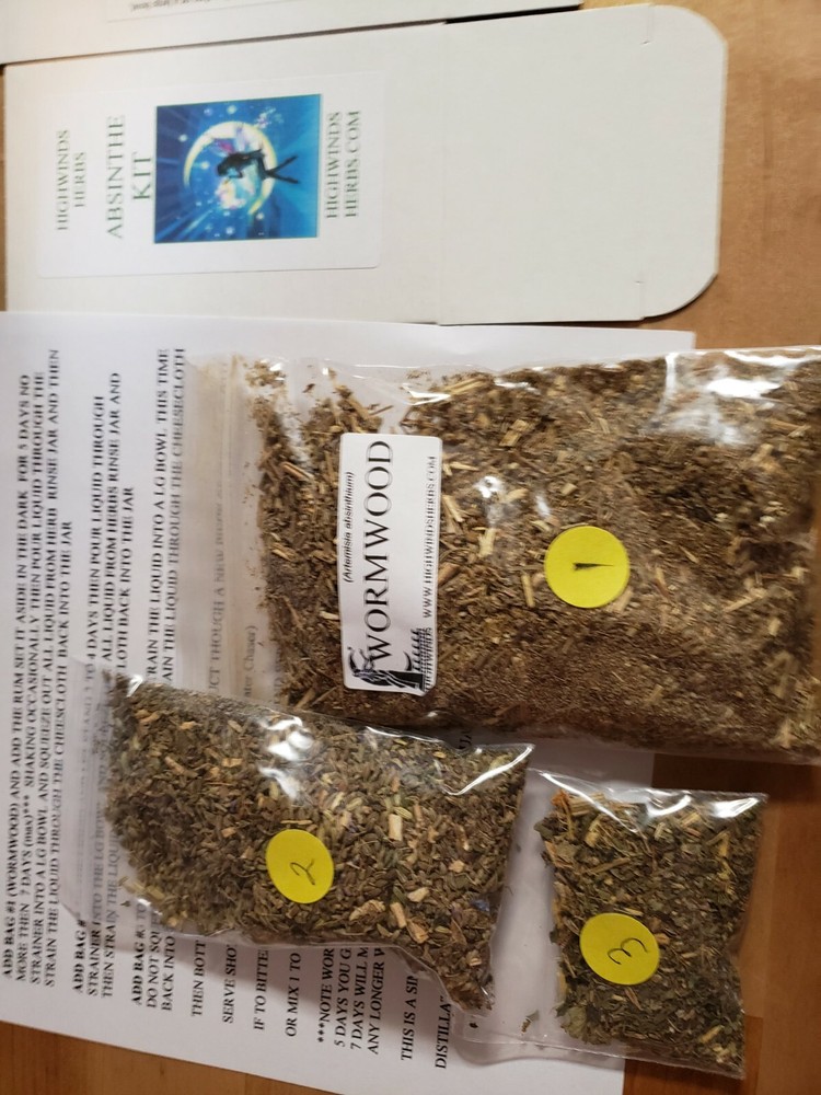 ABSINTHE KIT all organic herbs