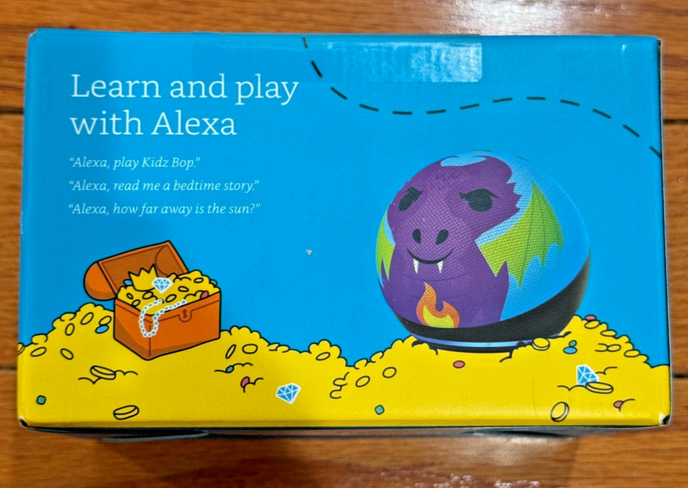 🔥NEW 🔥 Amazon Echo Dot Kids 5th Gen Smart Speaker Parental Control - Dragon