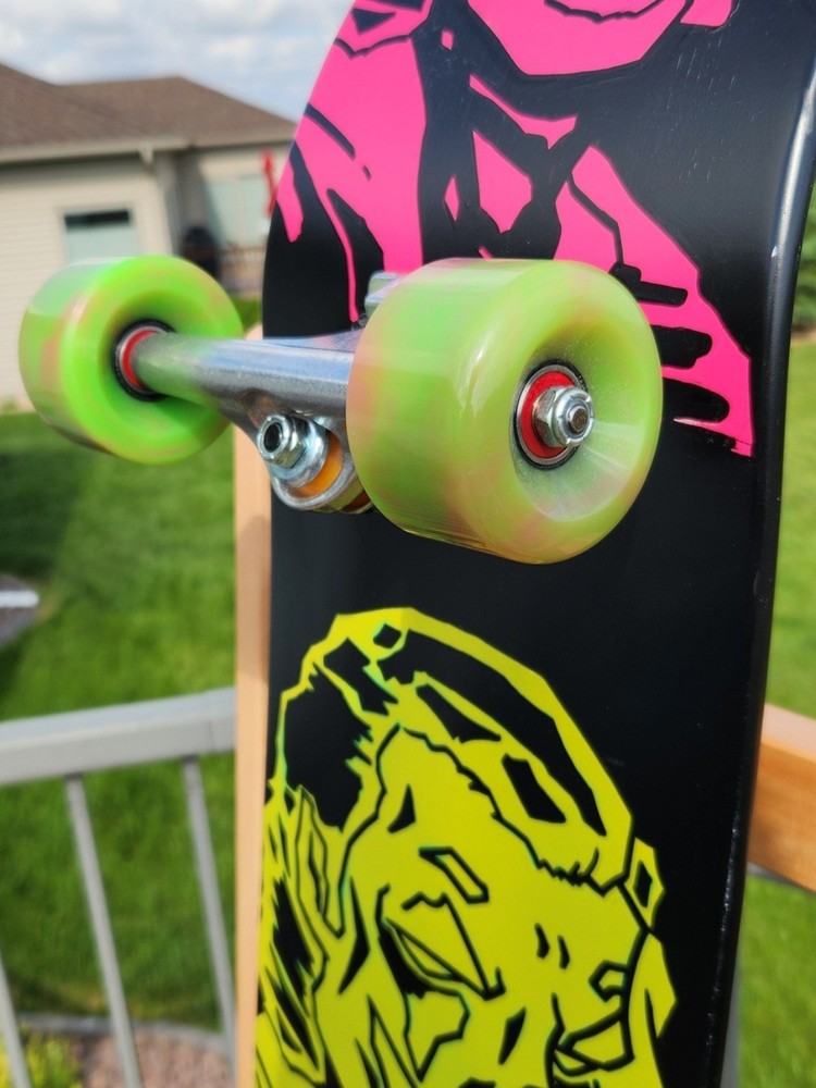 Dc Comics Joker Spray Painted Skateboard Deck