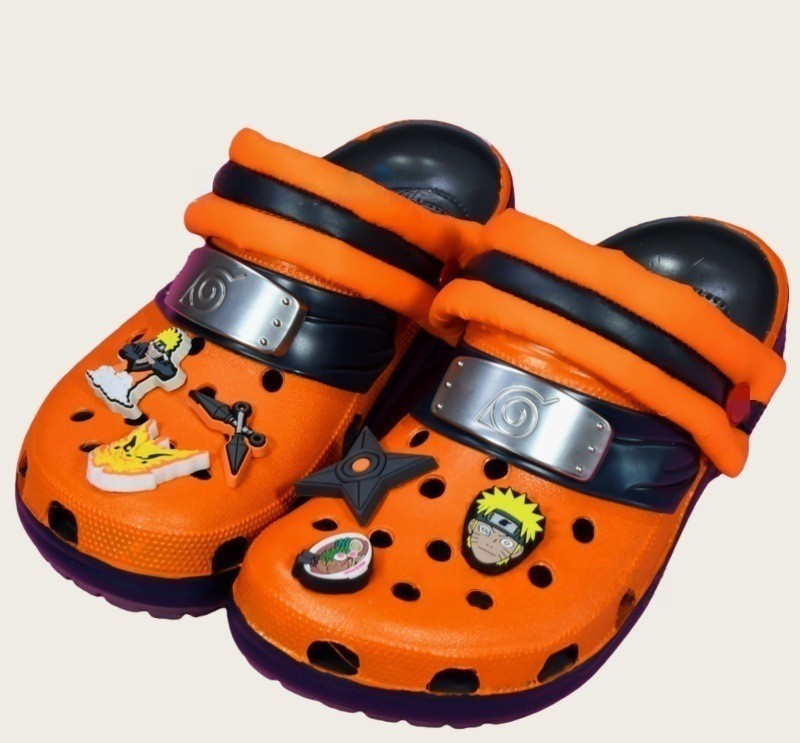 Naruto Shoes Clogs Anime Home Comfortable Anti-Slip Sandals Cartoon, Kids-Adult