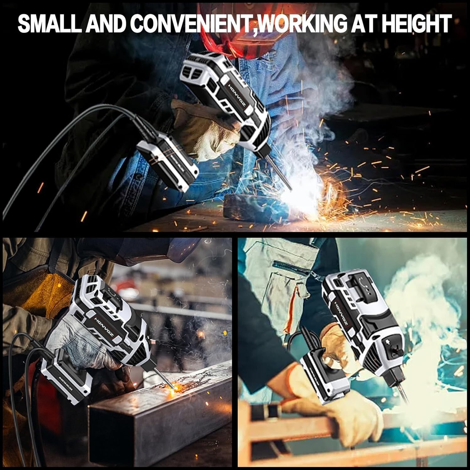 Saker Portable Electric Welding Machine,110V Portable Welder Handheld with IG