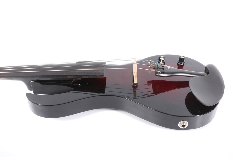 Advanced 5strings Electric Violin 4/4 Guitar Shape Nice Tone Free Case #EV20