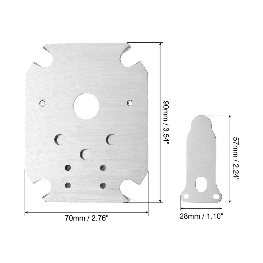 Air Compressor Valve Plate Kit 2 Sets Metal Air Compressor Accessory Replacement