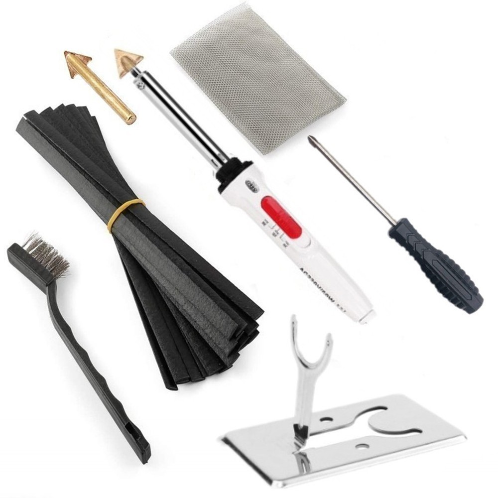 Work with Precision 80 Watt Plastic Welding Iron with Solid Brass Tips