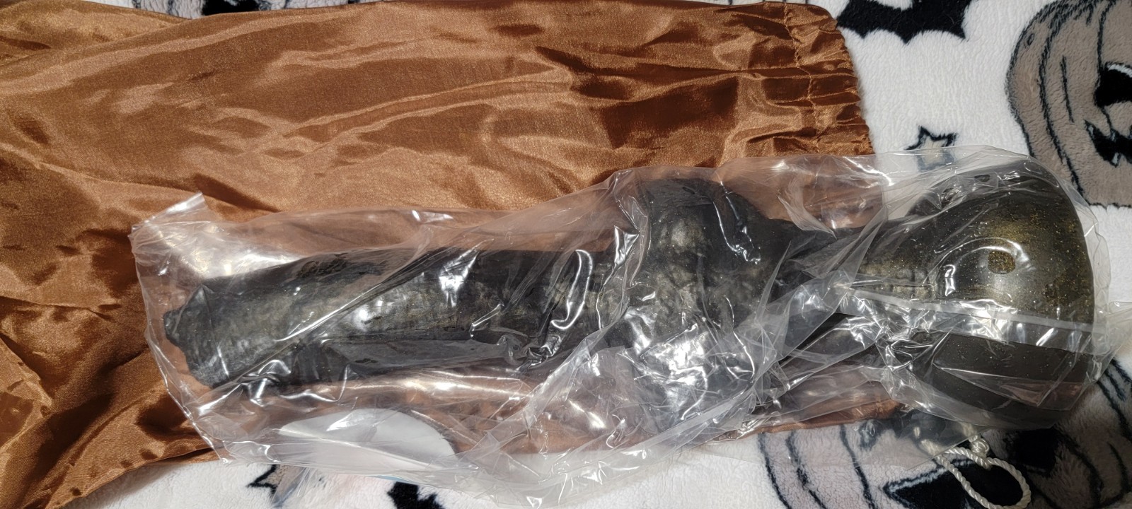 Adult Sex Toy Knot Dildo Huge Platinum Silicone Handmade USA EE Bernard Size L