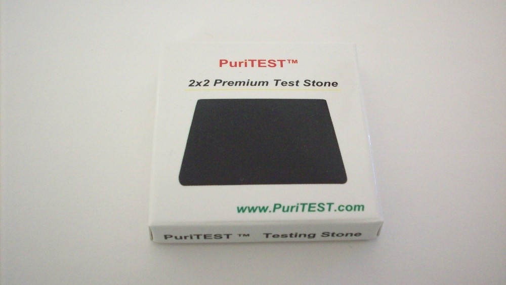 2 Acid Test Stones Gold Silver Platinum Testing Tools