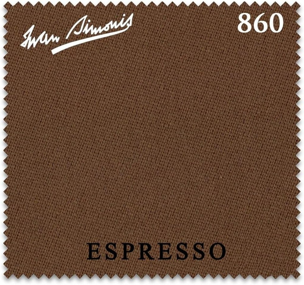 Simonis 860 Pool Table Cloth -Espresso 9FT
