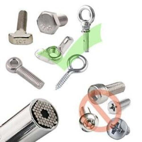 Multi-Function/Self Adjusting/Multi Size/Universal Socket Tools Set With Adapter