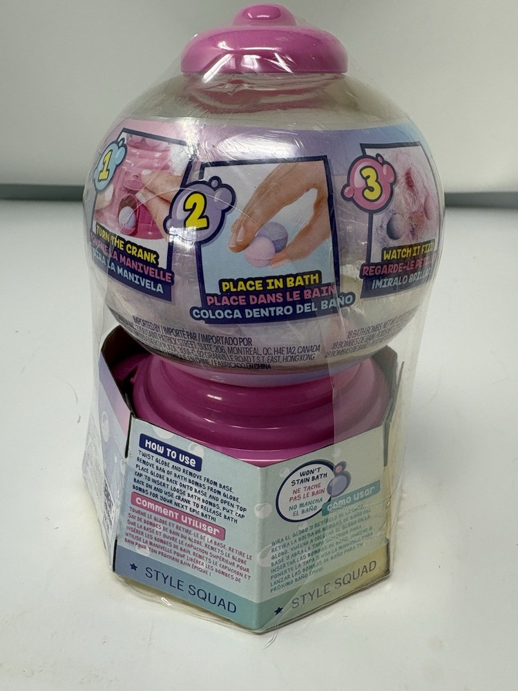 WowWee Style Squad – Bubblegum Scented Bath Bomb Machine