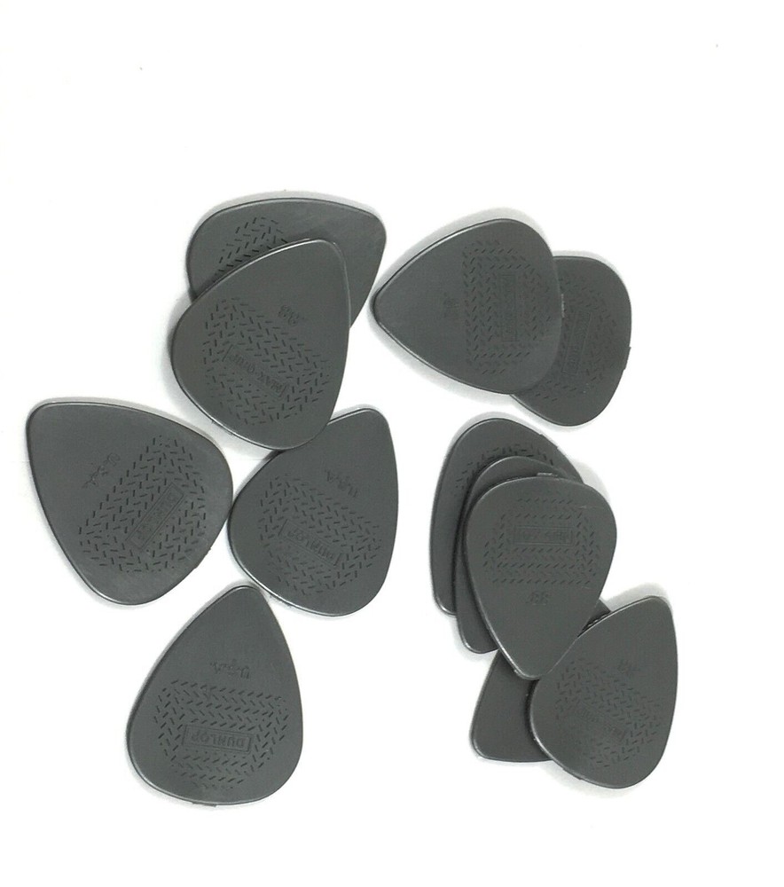 Dunlop Guitar Picks Nylon Max-Grip 12 Pack .88mm Medium