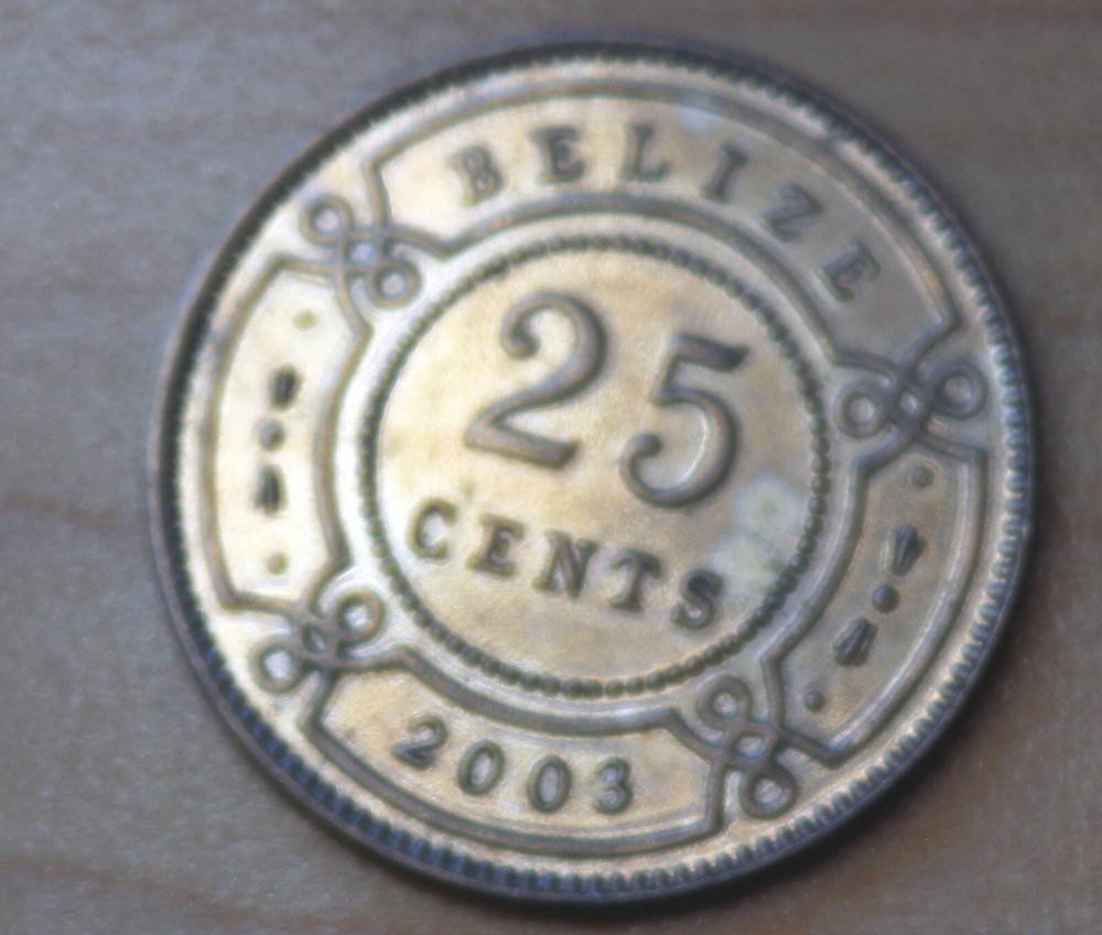 2003 Belize 25 Cents
