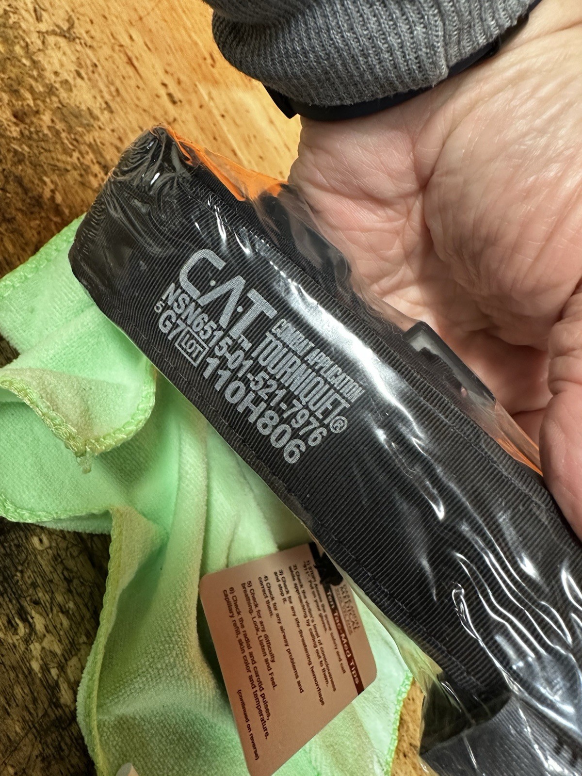 D.A.R.K. Slim Trauma Kit Ranger Green. Dark Angel Medical CIV-LE