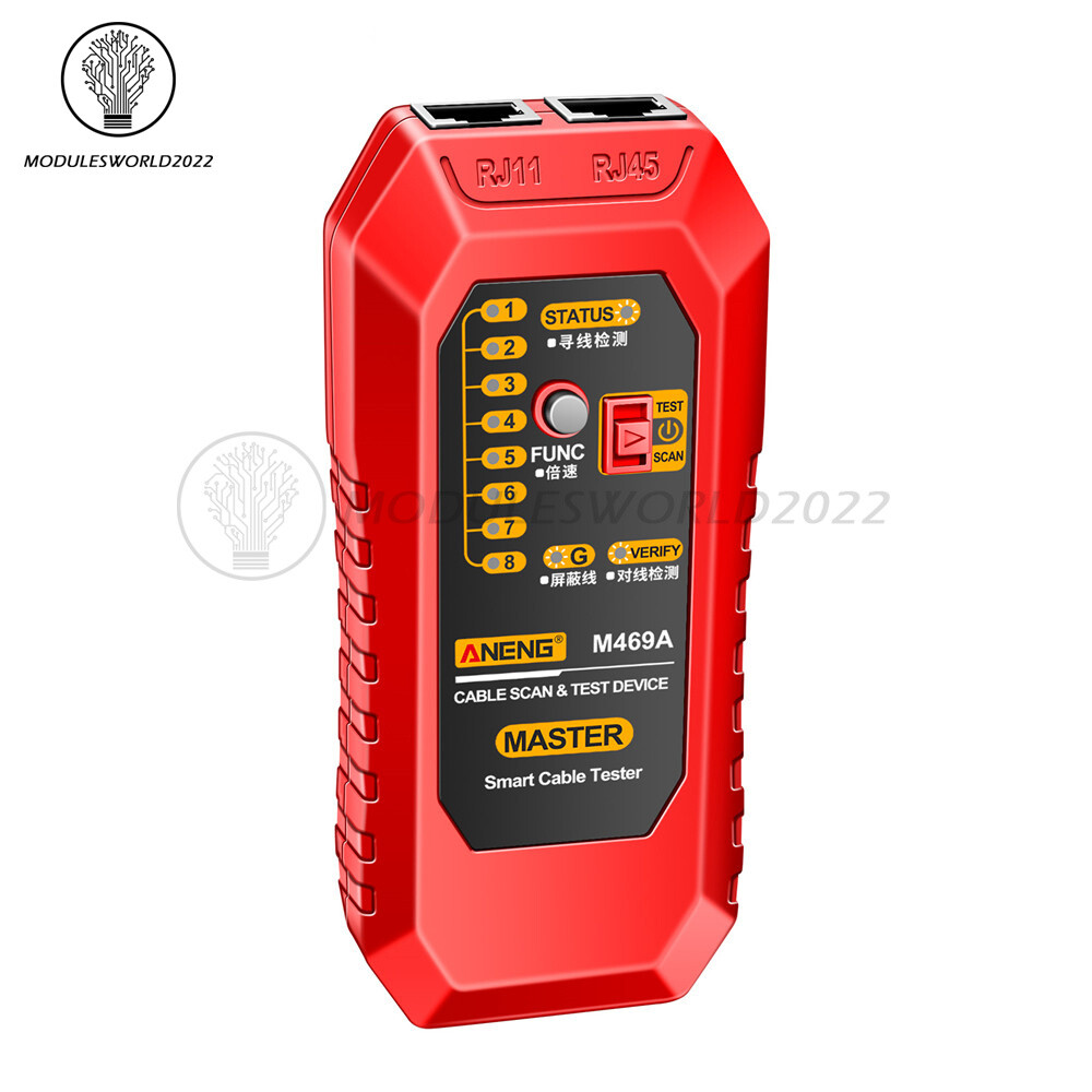 ANENG M469A Multifunctional Network Cable Tracker Networking Analyzer RJ45 RJ11