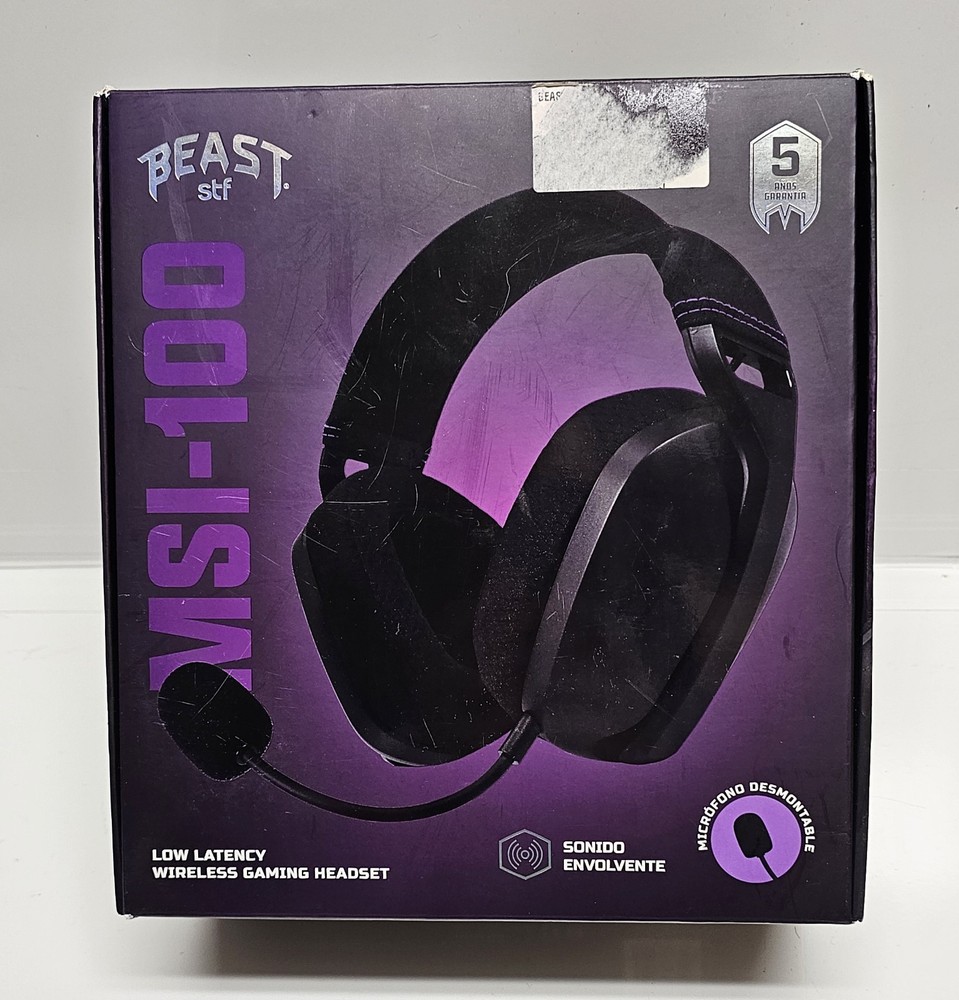 Beast MSI-100 Low Latency Wireless Gaming Headset / Untested