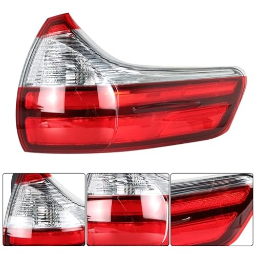 Tail Light Assembly Brake Lamp Outer Rear Right Side Replacement for Sienna