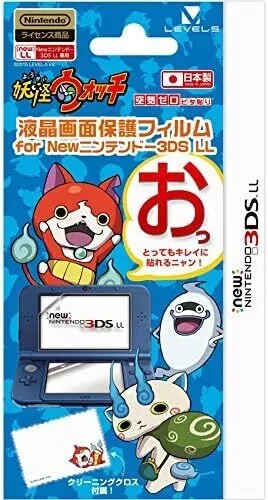 New Hori Screen Protect Film for new Nintendo 3DS LL XL Yo-Kai Watch ver. Japan