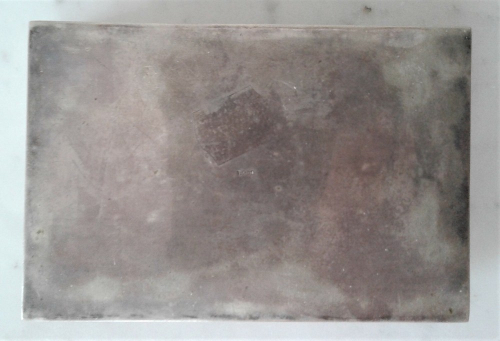 Antique Engraved Repousse Cambodian? Dancer Solid 900 Silver Box - Beautiful!