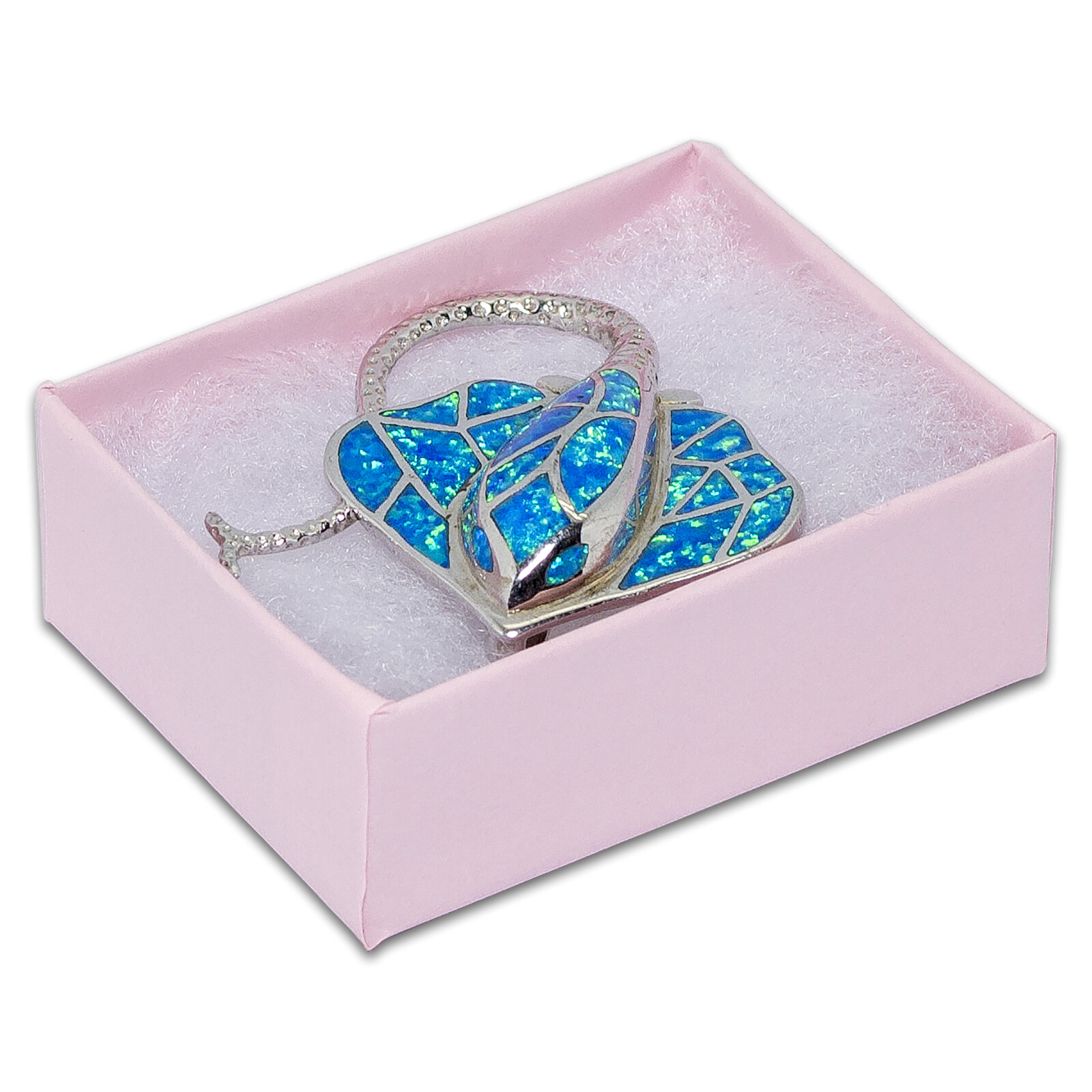 TheDisplayGuys 100-Pk Cotton Filled Cardboard Paper Jewelry Box Gift Case - Pink