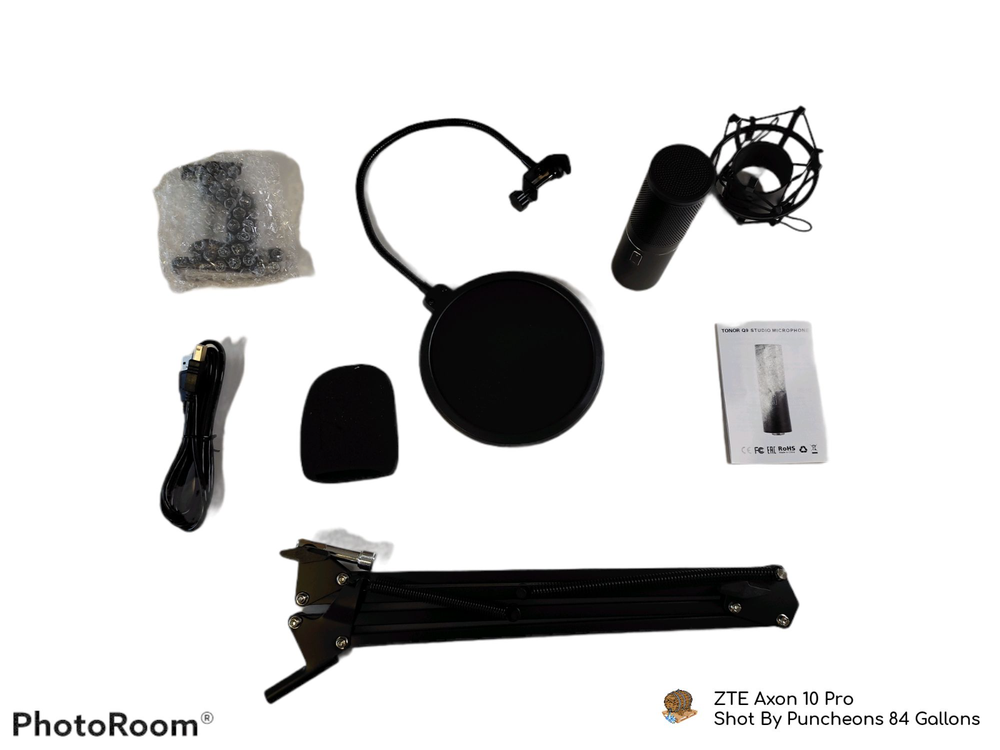 TONOR USB Microphone Kit Studio Mic Bundle with Adjustment Arm Stand