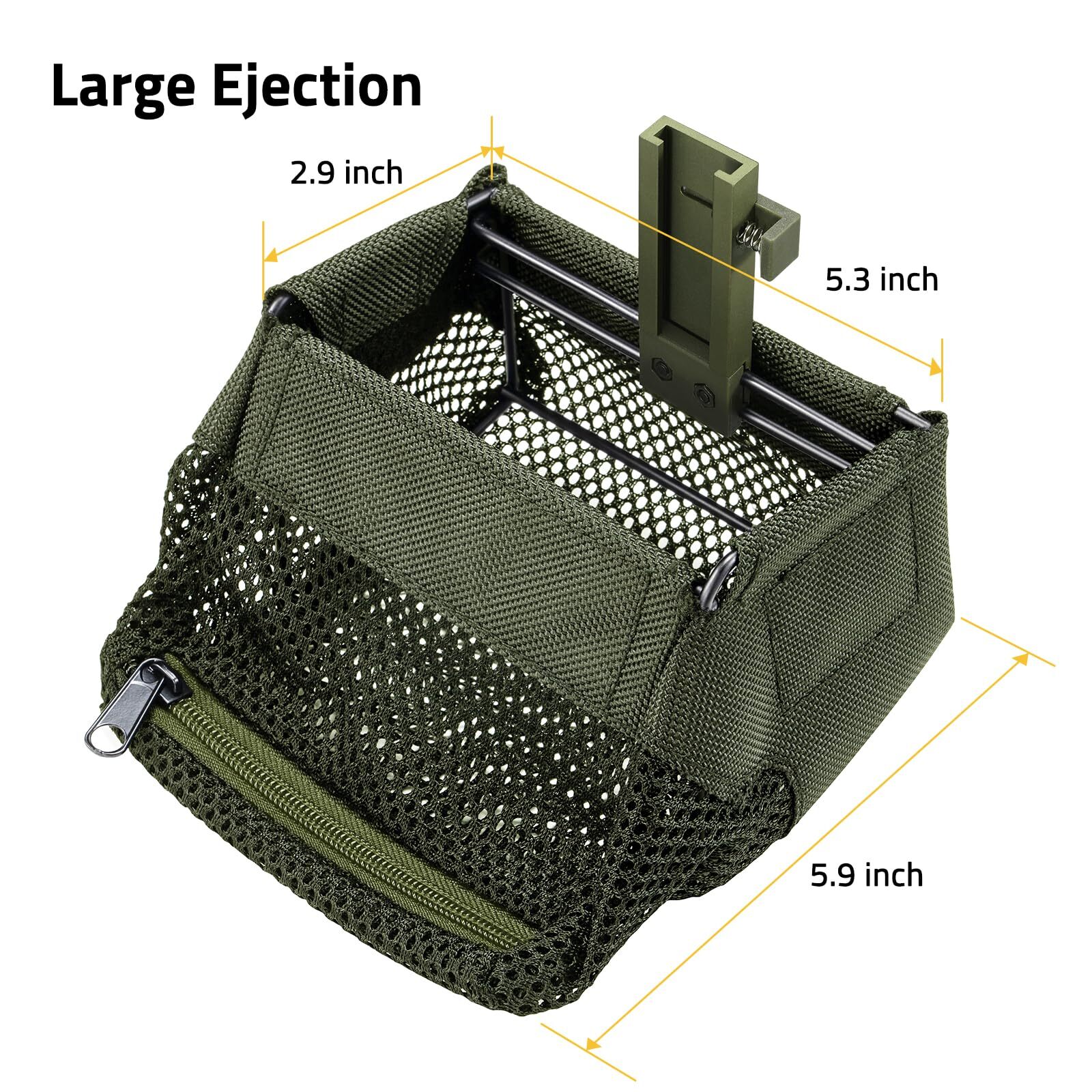 Brass Catcher Universal Shells Collector Mesh with Pic Rail Mount Heat Resistant