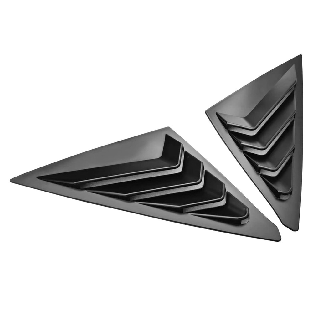 侧窗百叶窗适用于 2022 - 2024 Civic掀背式哑光黑色 ABS 2 件