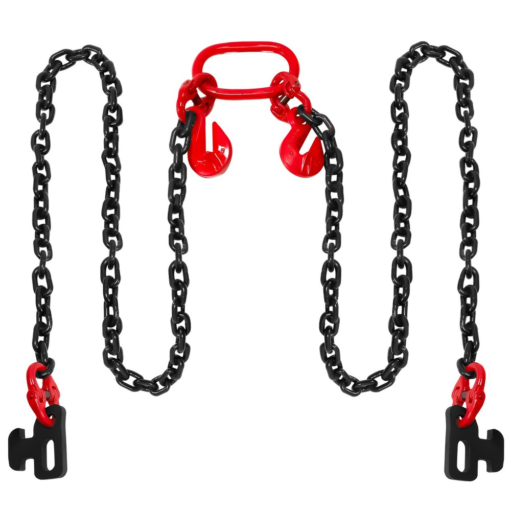 Shipping Container Loading Chain (1/2" x 5'),Container Chain Bridle Hooks G80..