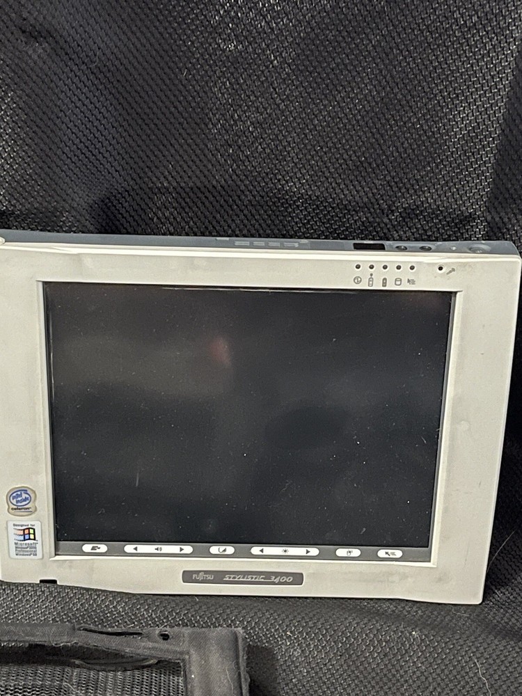 Vtg Fujitsu Stylistic 3400 Computer Touch Screen Vintage UNTESTED AS IS!!